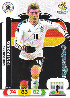 Toni Kroos Germany Panini UEFA EURO 2012 Rising Star #32